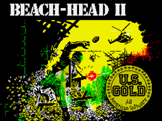 Beach-Head title screen for ZX Spectrum